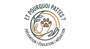 logo Et Pourquoi Pattes? éducation canine Monestier de Clermont, Clelles, Mens